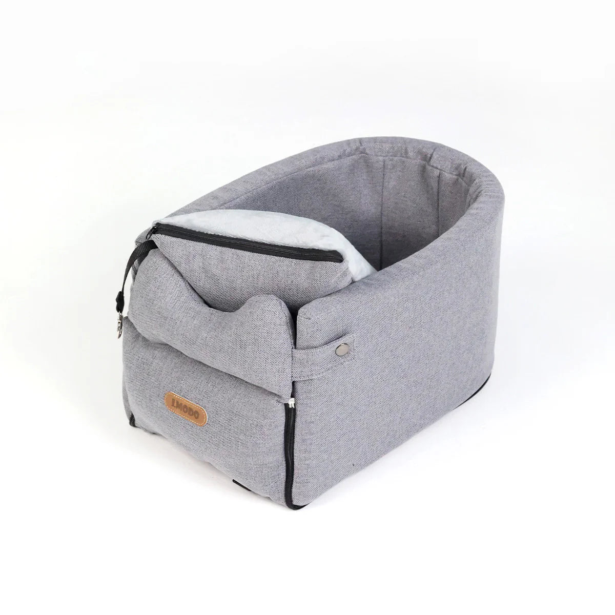 Center Console Dog Car Seat Bed β Travel Carrier for Small Dogs & Cats
