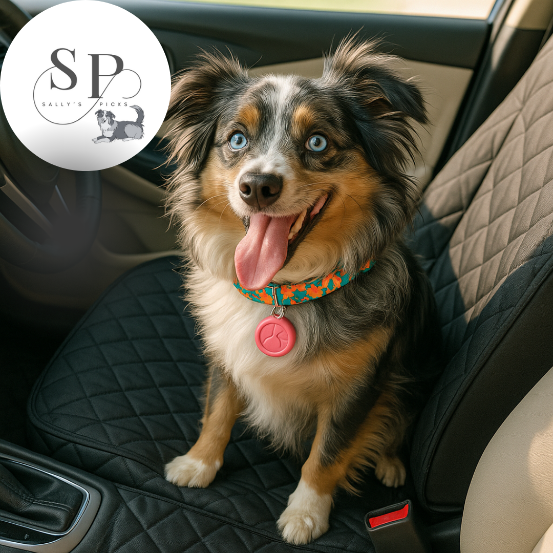 Waterproof Front Seat Dog Car Cover – Nonslip Quilted Pet Seat Protector for Cars, Trucks & SUVs | 4-Layer Oxford Fabric, Easy Install & Machine Washable