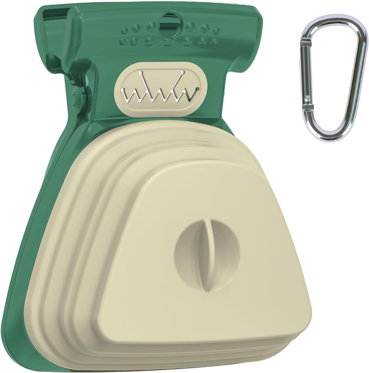 Portable Dog Pooper Scooper with Leash Clip & Waste Bag Bin β Compact Pet Waste Picker for Small & Large Dogs, Lightweight & Durable for Walking, Traveling, Camping