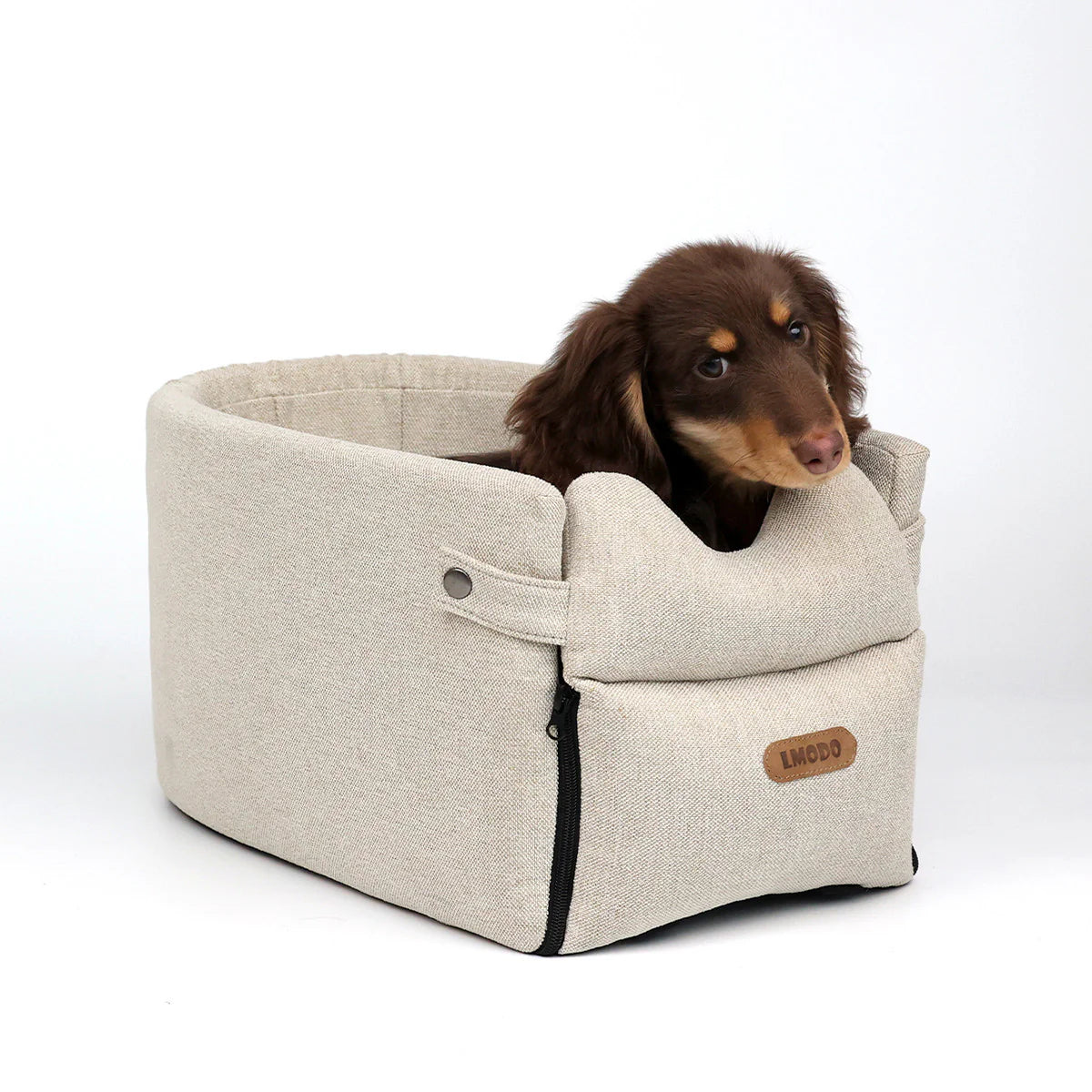 Center Console Dog Car Seat Bed β Travel Carrier for Small Dogs & Cats