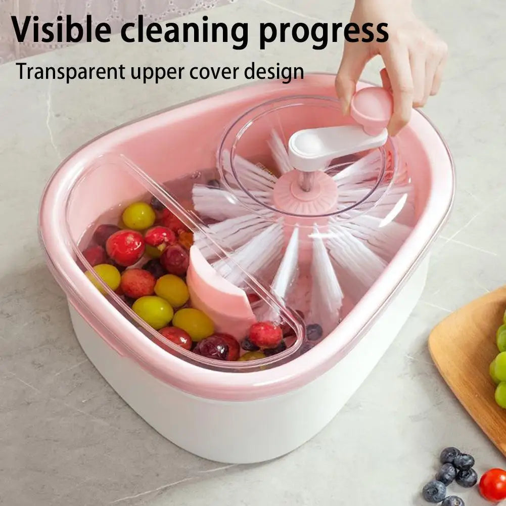 Fruit & Vegetable Washing Machine β Spin Scrubber Cleaner for Easy Produce Cleaning | Home Kitchen Wash Spinner