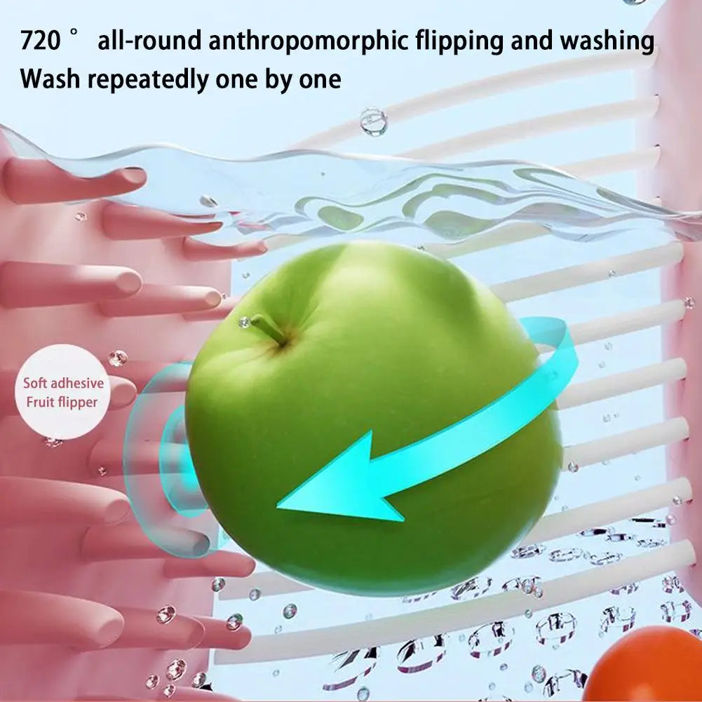 Fruit & Vegetable Washing Machine β Spin Scrubber Cleaner for Easy Produce Cleaning | Home Kitchen Wash Spinner