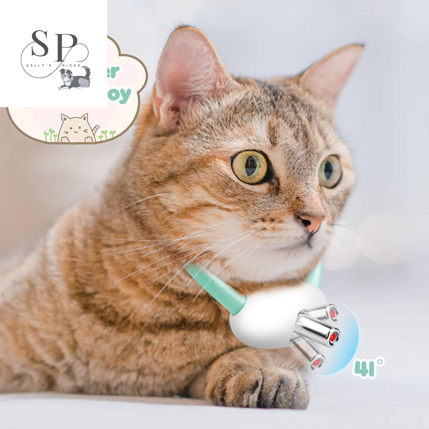 Smart LED Laser Cat, Dog Collar – Wearable Interactive Toy for Dogs, Kittens & Cats