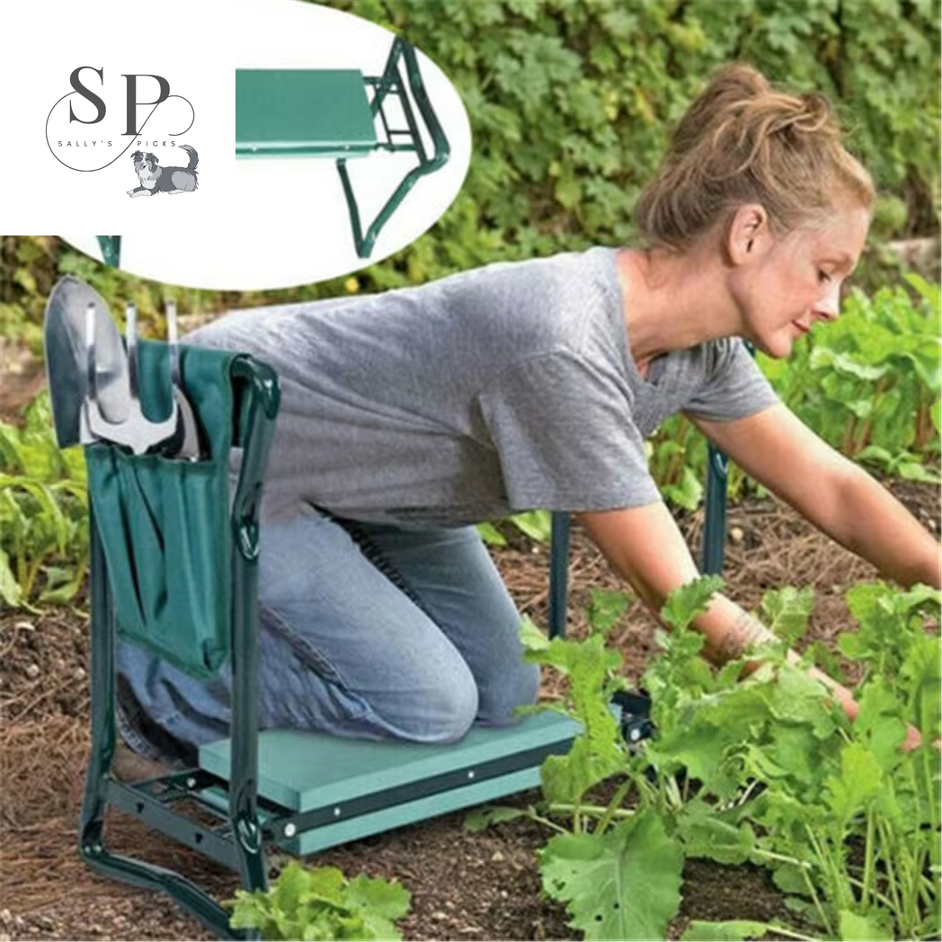 Heavy-Duty Garden Kneeler with Padded Seat – Portable, Foldable, and Supports 150KG for Indoor & Outdoor Use