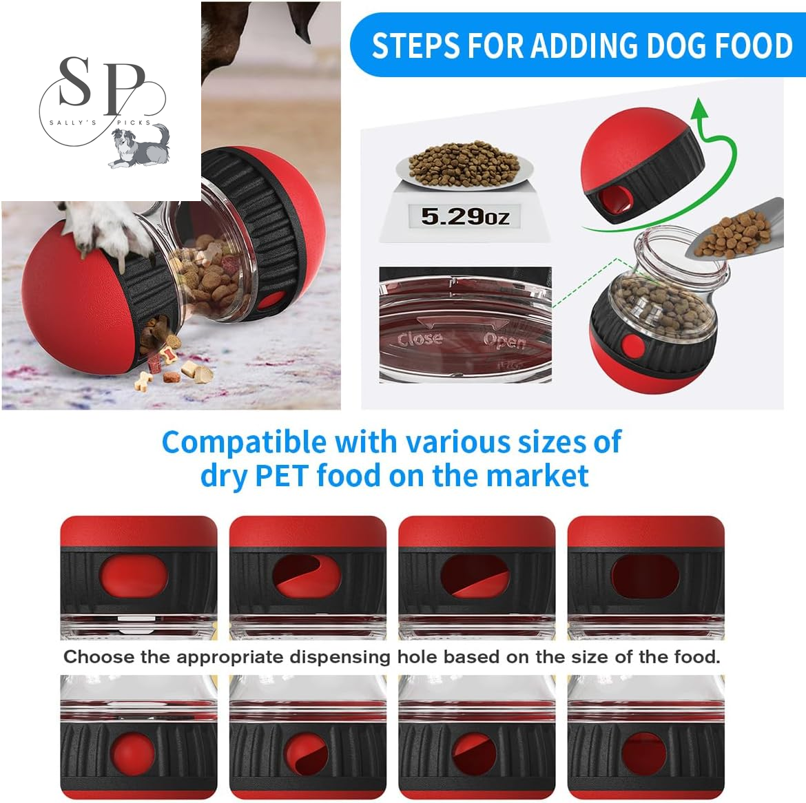 Interactive Slow Feeder Dog Toy - Perfect for Small to Large Pets, Indoor IQ Training, and Healthy Eating