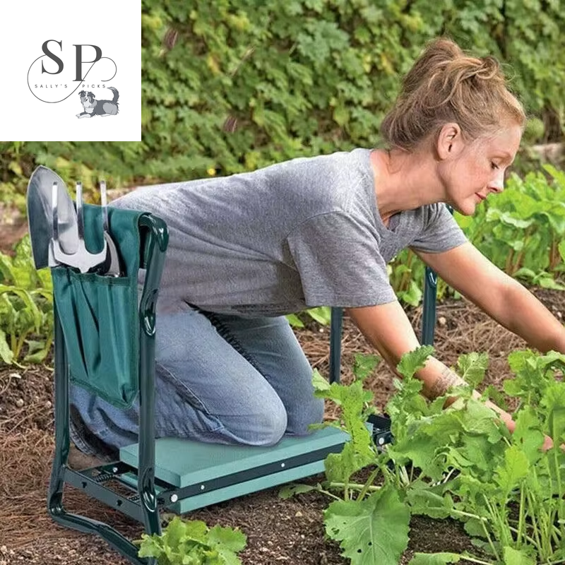 Heavy-Duty Garden Kneeler with Padded Seat – Portable, Foldable, and Supports 150KG for Indoor & Outdoor Use