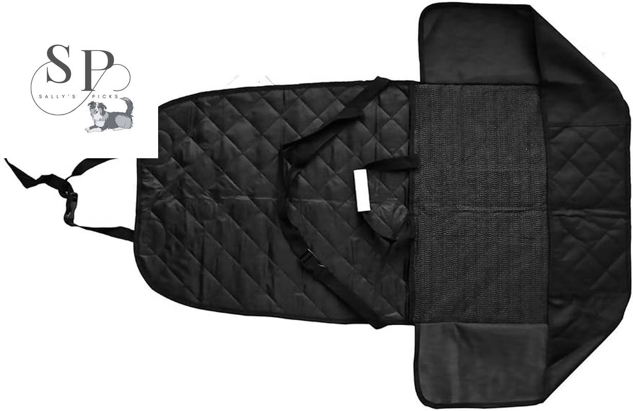 Waterproof Front Seat Dog Car Cover – Nonslip Quilted Pet Seat Protector for Cars, Trucks & SUVs | 4-Layer Oxford Fabric, Easy Install & Machine Washable