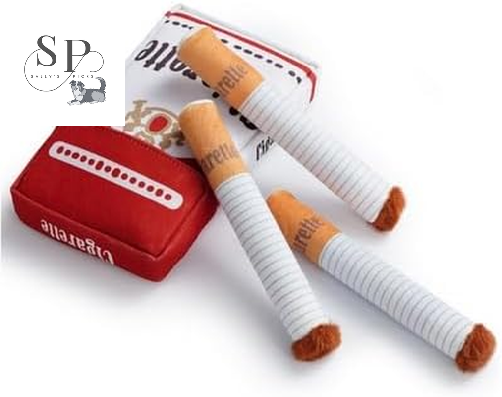 Creative Squeaky Dog Toy - 3-Pack Cigarette Design for Fun Chewing and Play
