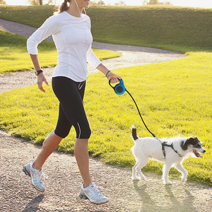 Experience Freedom with the 16.5FT Automatic Retractable Dog Leash – Perfect for Joyful Walks and Adventures!