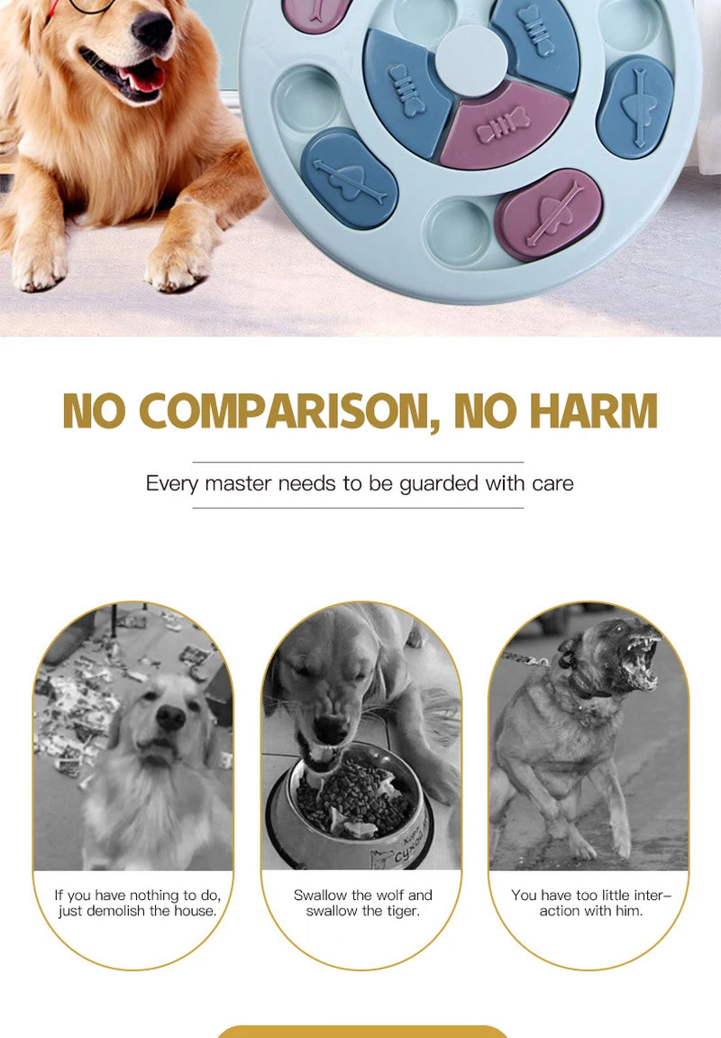 Interactive Pet Toys for Cats and Dogs - Slow Feed Bowls & Brain Training Equipment to Relieve Boredom