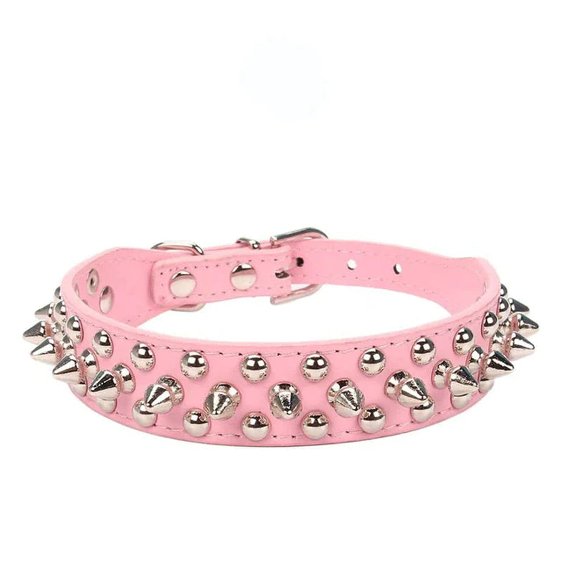 Spiked Leather Dog Collar – Cool Punk Style