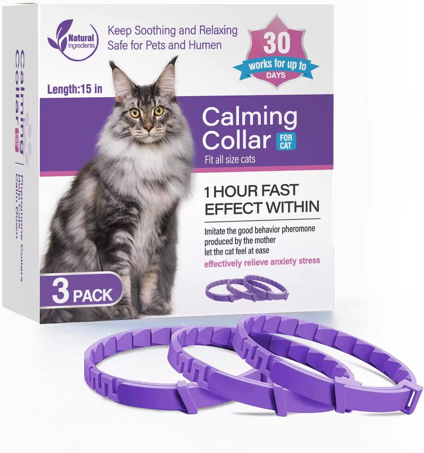 Pet Anxiety Collar – Anti-Stress Pheromone