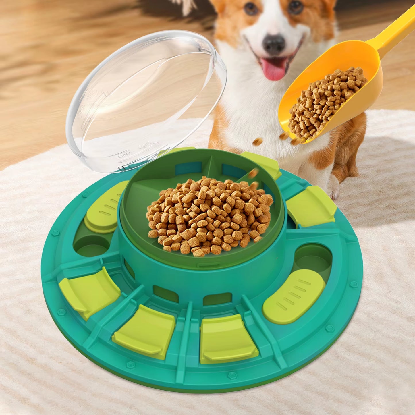 Interactive Educational Toy for Dogs and Cats – IQ-Boosting Slow Feeder