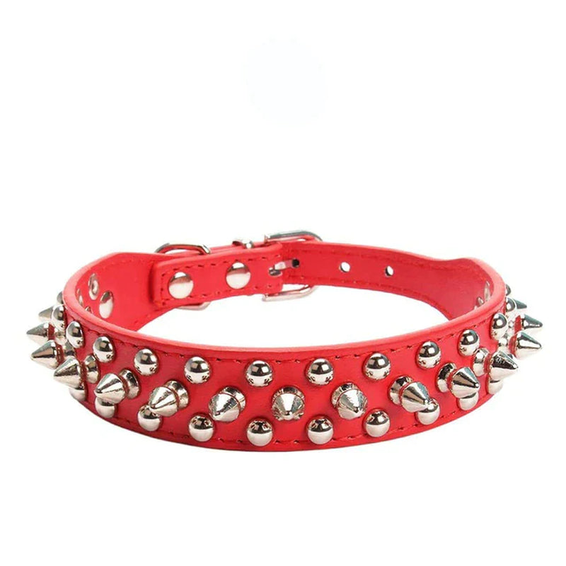 Spiked Leather Dog Collar – Cool Punk Style