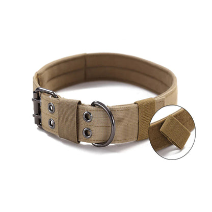 Durable 2" Tactical Heavy Duty Nylon Dog Collar with Metal Buckle - Perfect for Large Breeds!