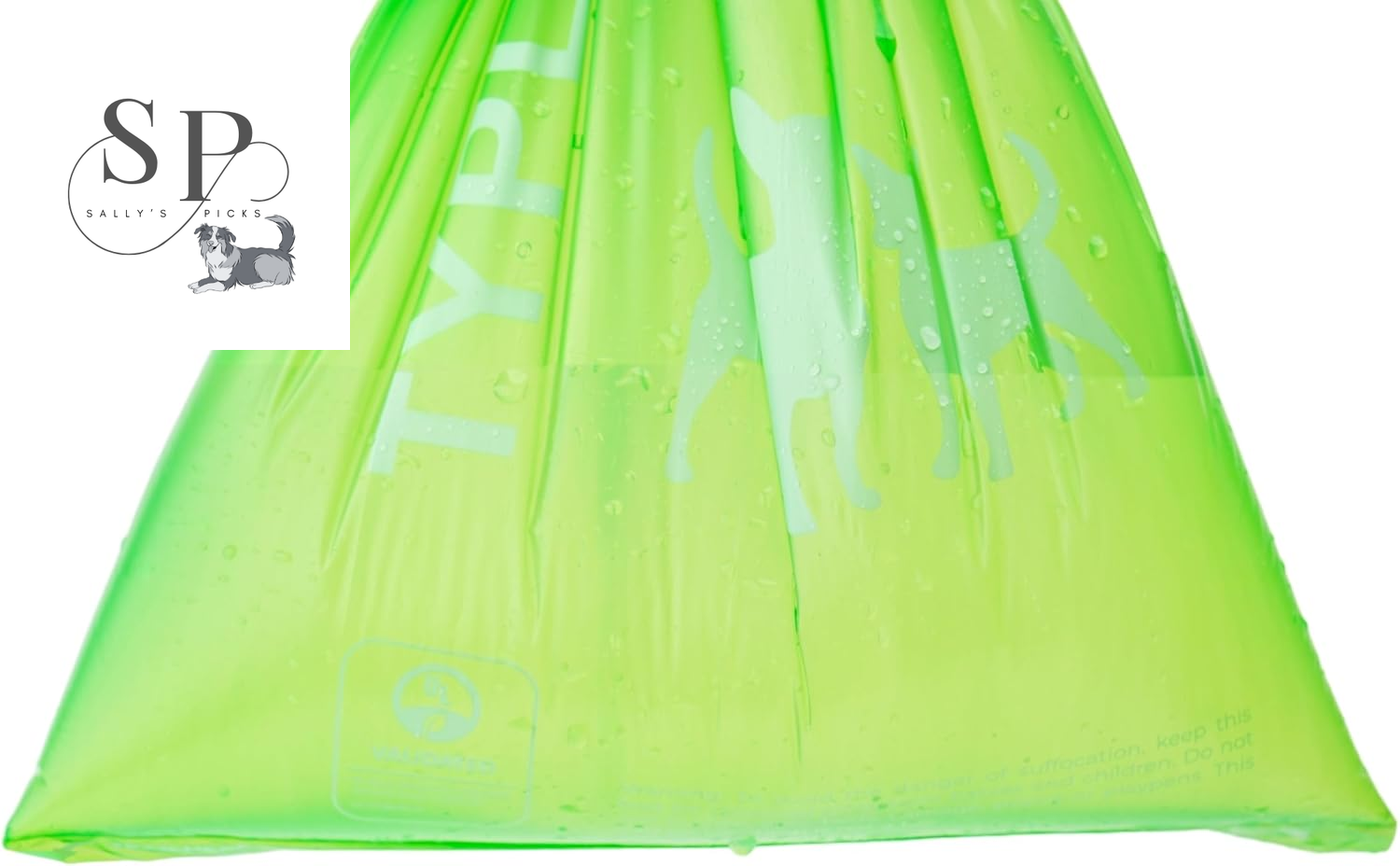 270 Count Dog Poop Bags with Dispenser – Unscented, Leak-Proof, Eco-Friendly Waste Bags (13x9 in, Lime Green, 18 Rolls of 15) – 70% Recycled Content