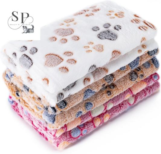 3-Pack Super Soft Fleece Pet Blankets